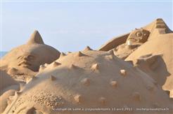 Vendée des Iles Sculpture de sable