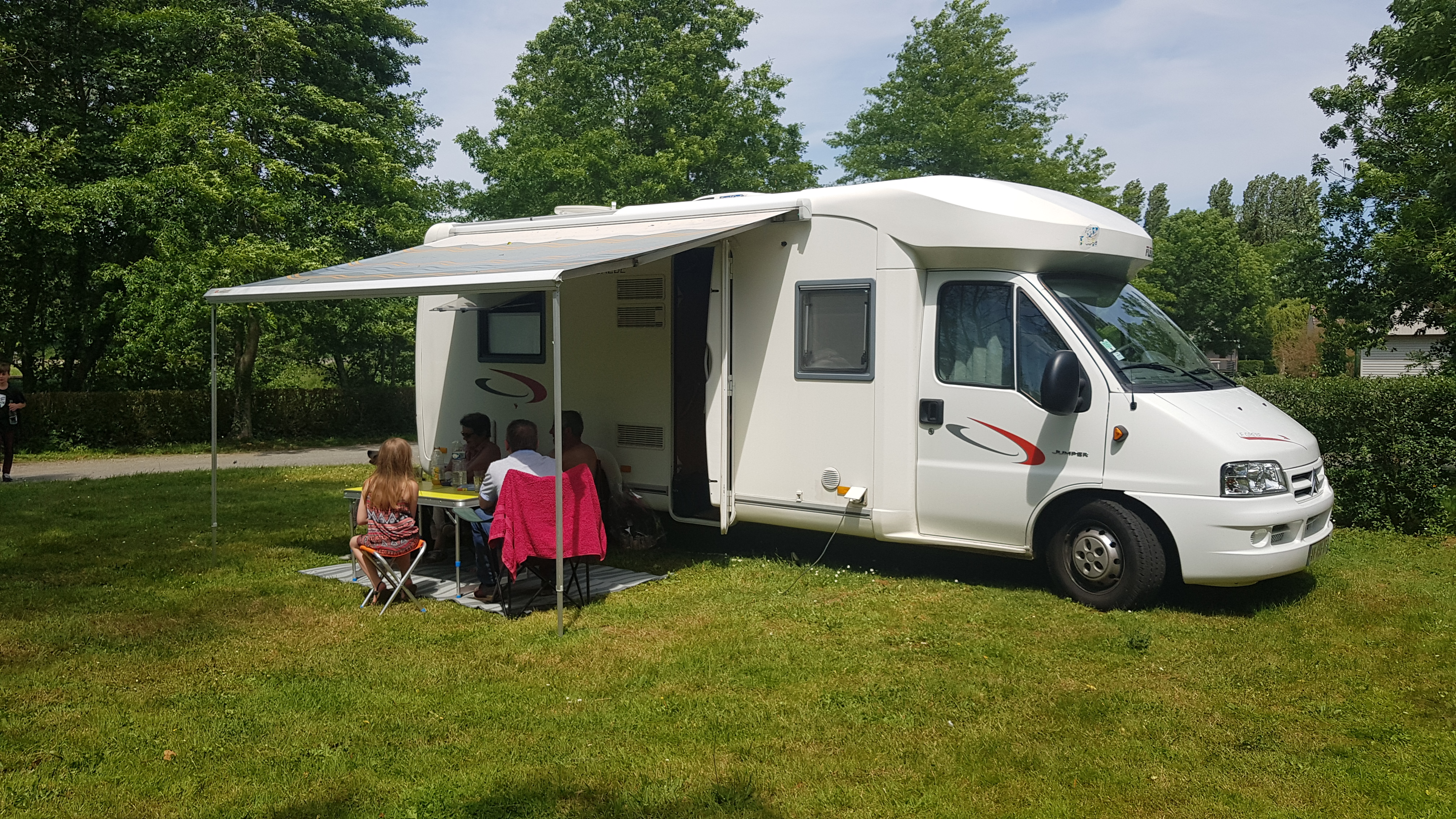 Aire Camping-car du camping La Sittelle