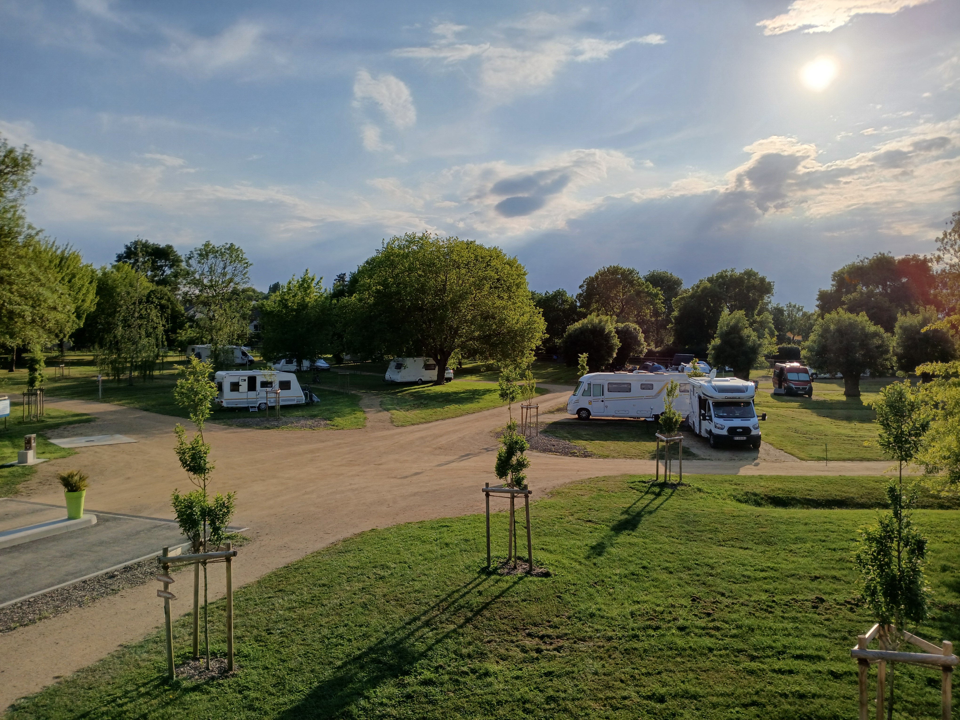 Aire au camping du Lion d&rsquo;Angers
