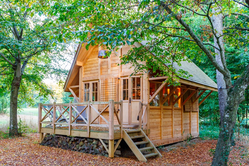 Cabane Lodge au Château des Briottières