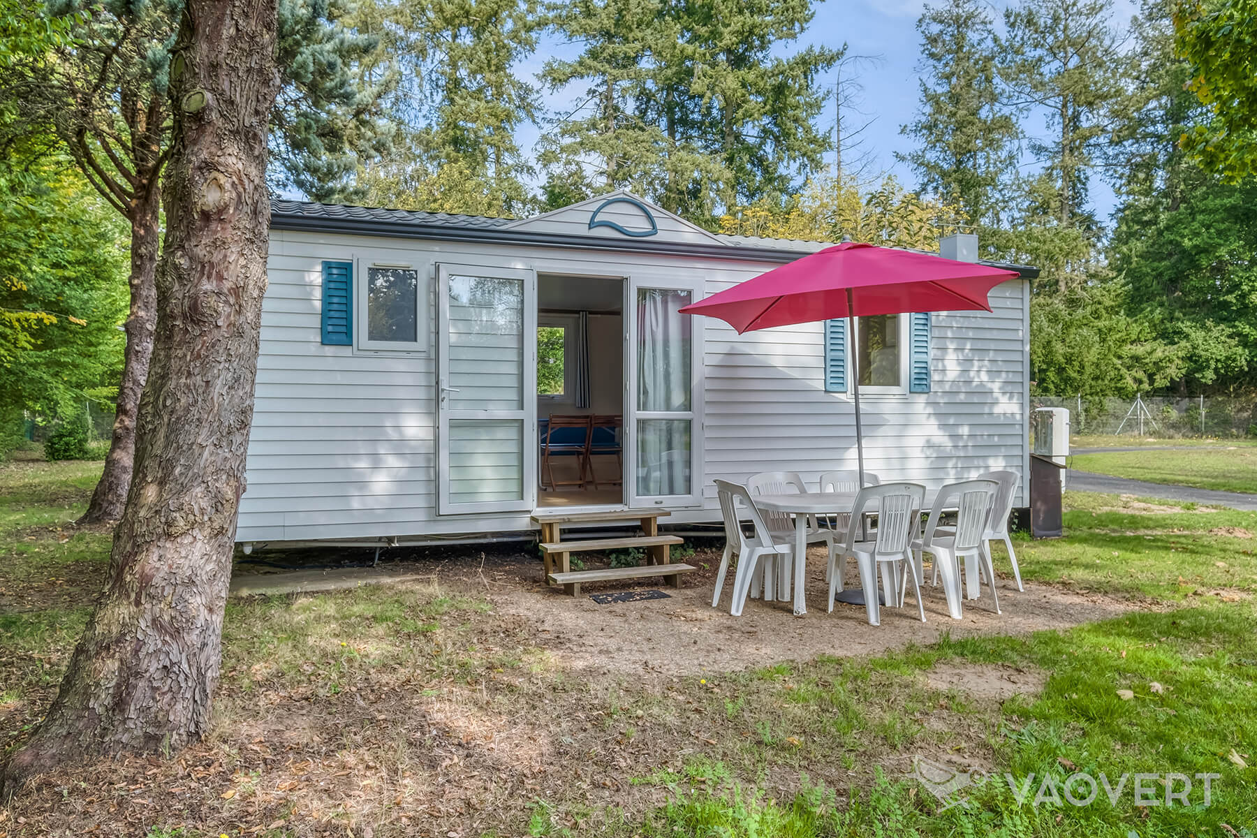 Mobil-home au camping du Port Sainte Marie