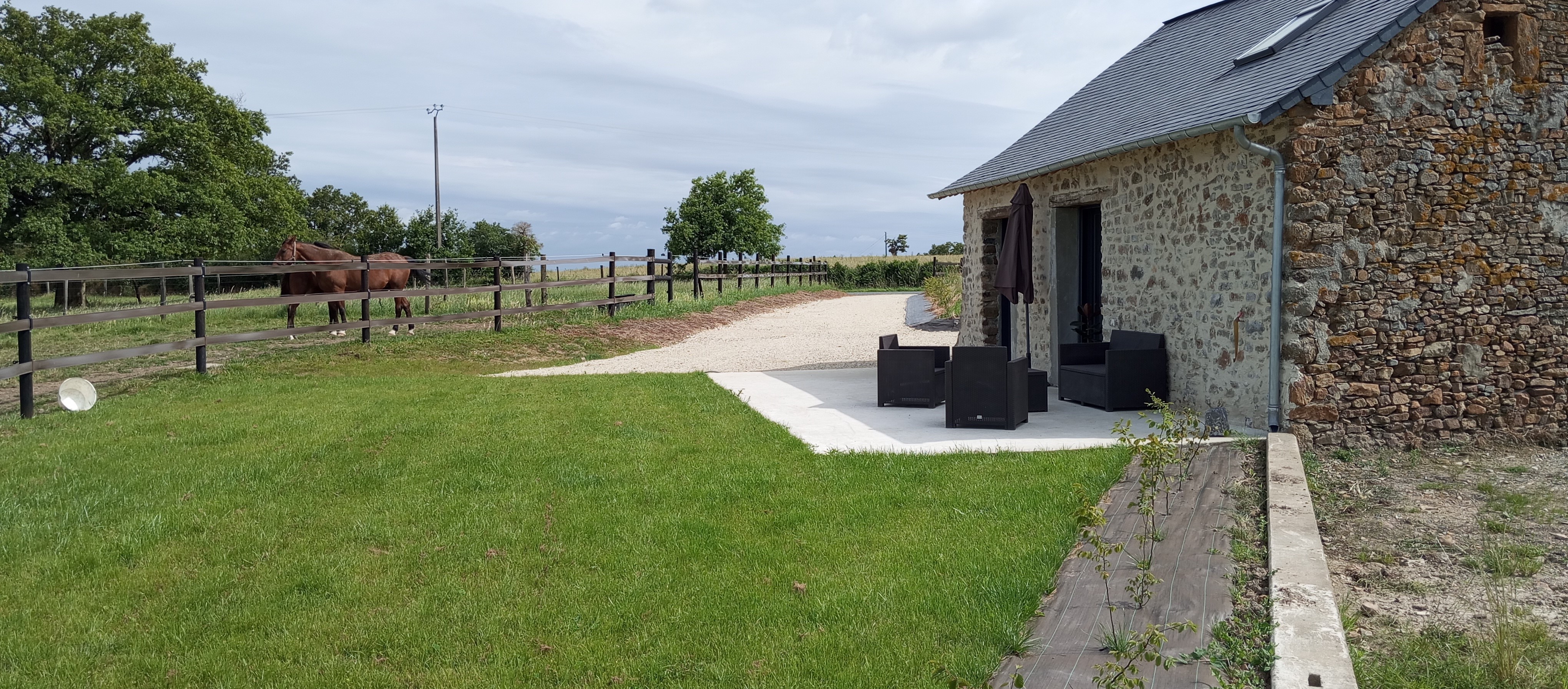 Gite de la Giraudière, 1 à 4 personnes – Pension équine