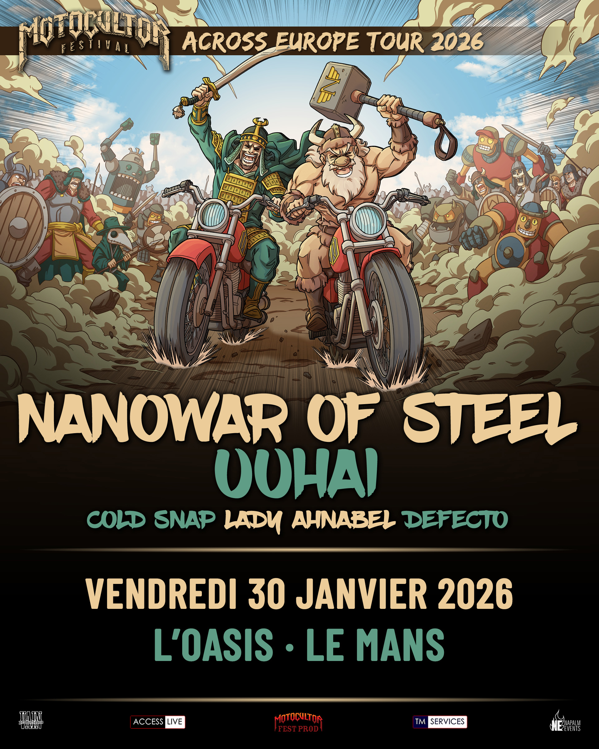 MOTOCULTOR ACROSS EUROPE TOUR