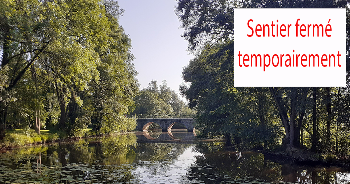 Sentier de Mouais fermé temporairement