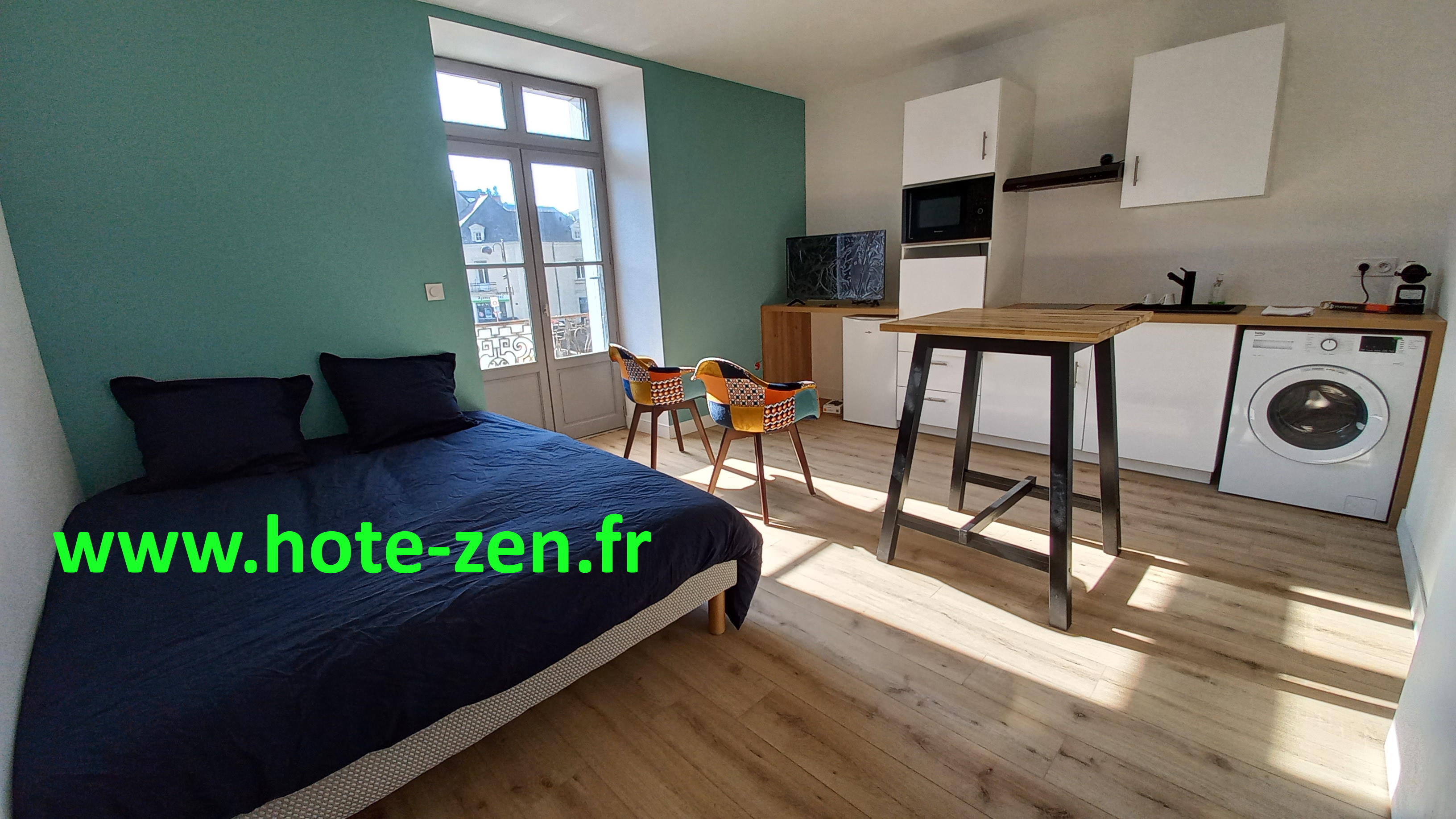 Hôte-zen – Le Balcon Segré centre – Studio cosy