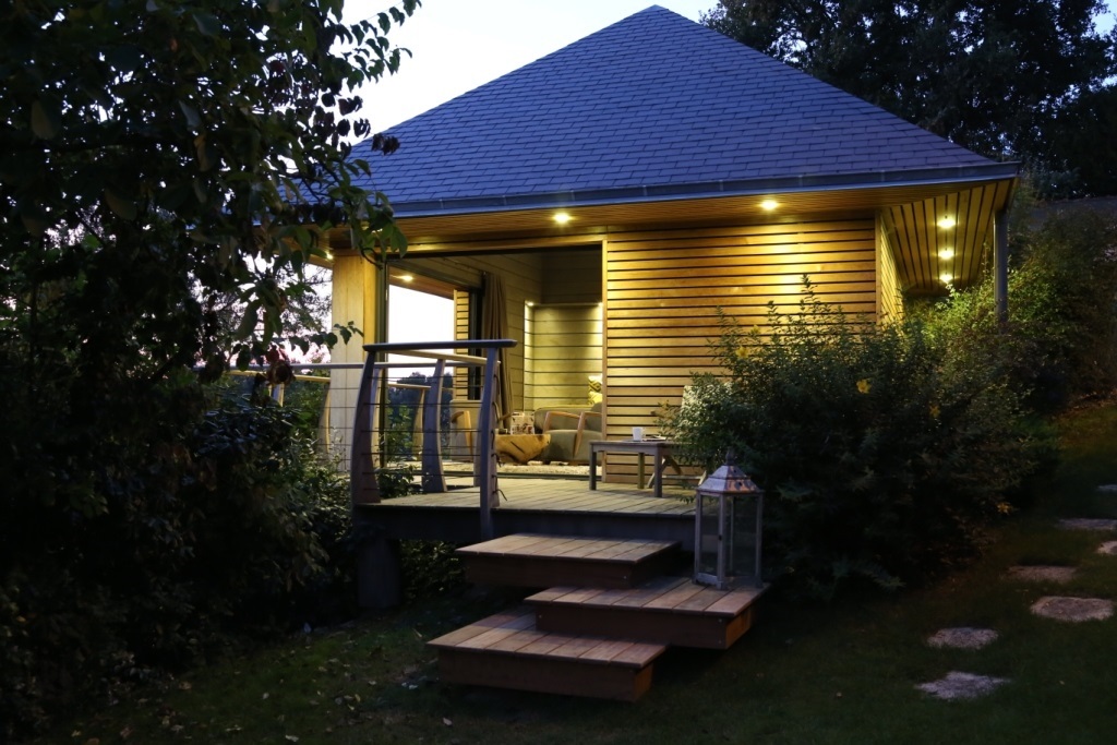 Lodge hammam – côté rivière & spa