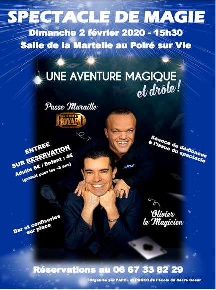 APEL école Sacré Coeur le-poire---spectacle-magie