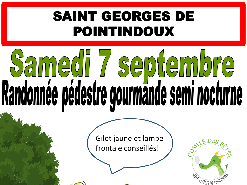 comité des fêtes saint georges de pointindoux Diapositive 1
